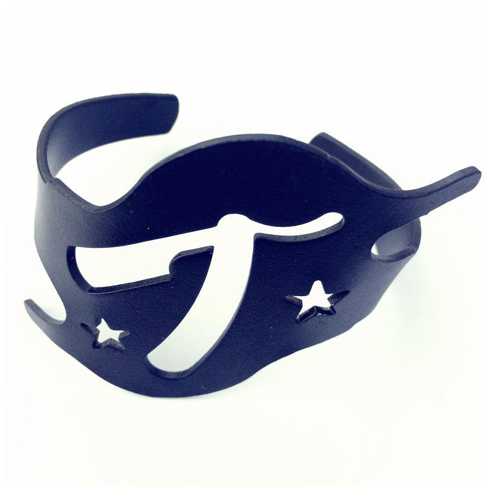 black-star-cutout-cuff-bracelet