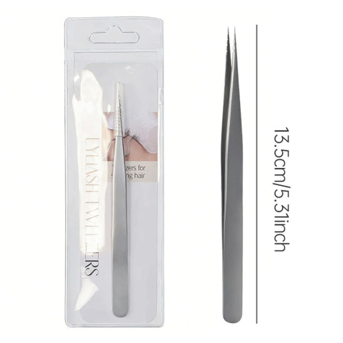 Professional Straight Eyelash Extension Tweezer