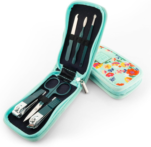 Floral Manicure Travel Set