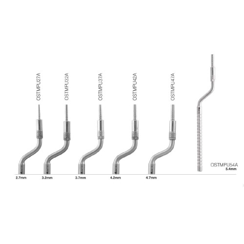 Osteotome Instrument Set (Offset Handles, Numbered Tips)
