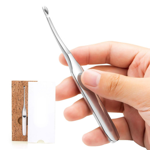 Professional V-Shaped Cuticle Pusher with Thick Handle
