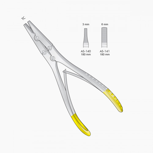 FLAT PLIERS, EXTRACTION PLIERS