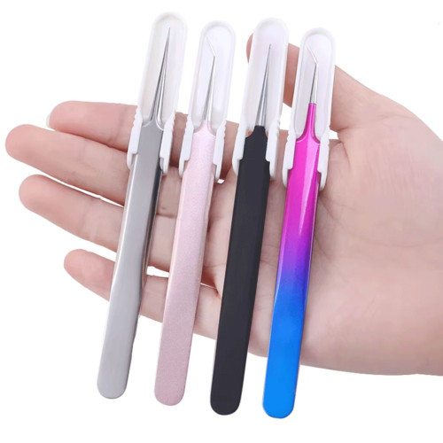 Professional Precision Eyelash Extension Tweezers Set