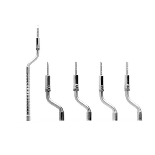 Osteotome Set (Convex Angulated – 5 Pieces)