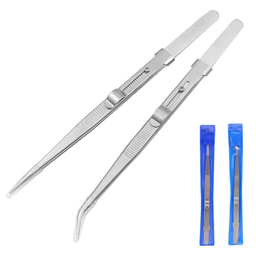 Professional Stainless Steel Locking Jewelers Tweezers